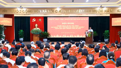 Hà Nội chính thức thí điểm mô hình "xã, phường xã hội chủ nghĩa"