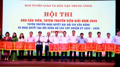 Khai mạc Hội thi báo cáo viên, tuyên truyền viên giỏi khu vực II năm 2026