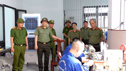 Chú trọng hướng nghiệp, đào tạo nghề cho học viên cai nghiện ma túy