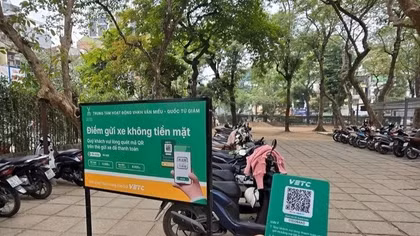 Hà Nội đề xuất lộ trình áp dụng thanh toán điện tử tại 100% các điểm trông giữ xe