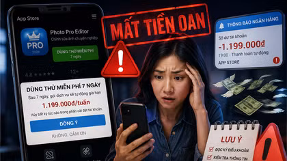 Mất tiền oan với ứng dụng “dùng thử miễn phí”