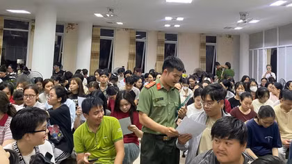 Công an TP Huế cụ thể hóa phong trào “Ba Nhất” trong công tác sơ tuyển tuyển sinh 