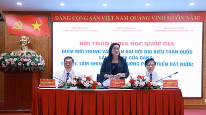 Nghiên cứu, luận giải sâu sắc những điểm mới trong Văn kiện Đại hội XIV 