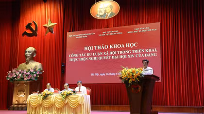 Cần tư duy chủ động kiến tạo, dự báo và định hướng dư luận xã hội