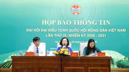 600 đại biểu tham dự Đại hội Đại biểu toàn quốc Hội Nông dân Việt Nam lần thứ IX