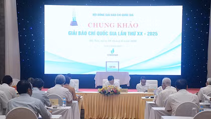 124 tác phẩm được chọn trao giải Báo chí Quốc gia lần thứ 20