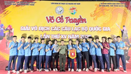 Võ cổ truyền Công an nhân dân bứt phá ấn tượng 