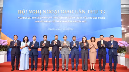 Thủ tướng Lê Minh Hưng dự phiên toàn thể Hội nghị Ngoại giao lần thứ 33