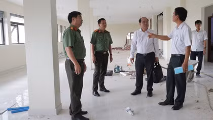 Gấp rút hoàn tất thủ tục để Trường Văn hóa CAND IV kịp khai giảng năm học mới