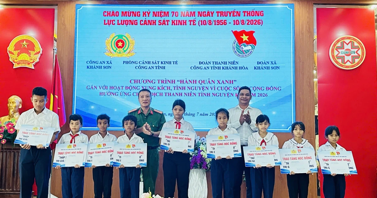 Tuổi trẻ Công an Khánh Hòa khởi động chương trình “Hành quân xanh”