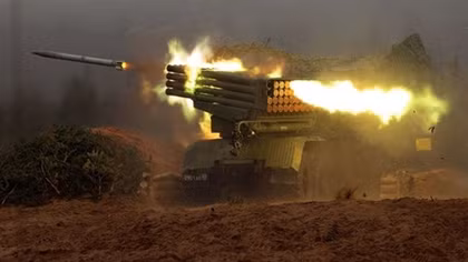 Syria dùng siêu pháo phản lực diệt khủng bố IS cố thủ gần núi lửa