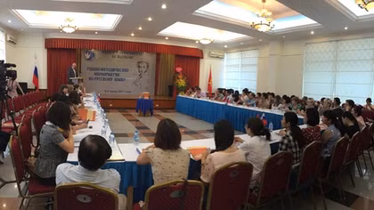 Sôi động Tuần lễ tiếng Nga tại Hà Nội