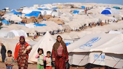 Trại tị nạn Syria trúng tên lửa, 40 dân thường thương vong