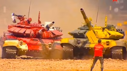 Nga xô đổ kỷ lục, tiếp tục vô địch giải đua xe tăng Tank Biathlon