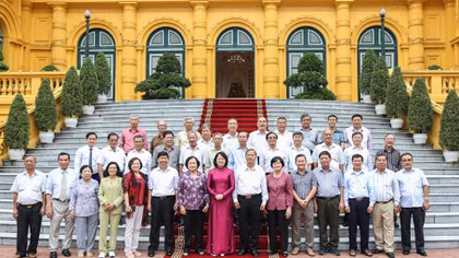 Phó Chủ tịch nước Đặng Thị Ngọc Thịnh gặp mặt Công an hưu trí TP Hồ Chí Minh