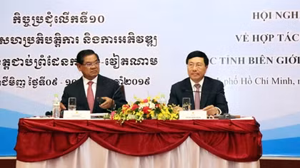 Thông cáo chung Hội nghị Hợp tác và Phát triển các tỉnh biên giới Việt Nam - Campuchia lần thứ 10