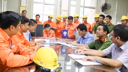 Tổng Công ty Điện lực miền Bắc diễn tập an toàn quy mô lớn