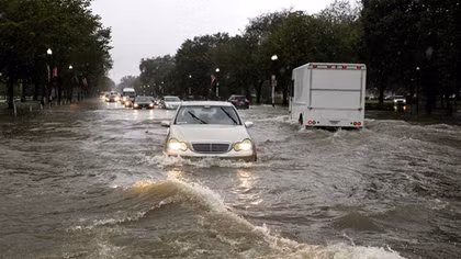 Lũ lớn hoành hành ở Washington, Nhà Trắng cũng bị ngập