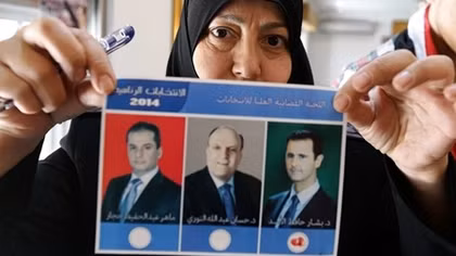 Người Syria đi bầu cử tổng thống