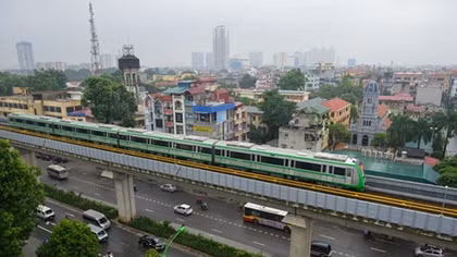 Nhật Bản hỗ trợ Việt Nam giám sát lượng phát thải của đường sắt đô thị