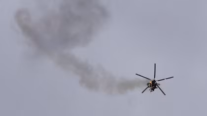 Trực thăng quân đội Syria bị bắn hạ ở Idlib