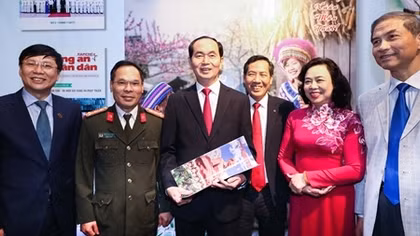 Chủ tịch nước Trần Đại Quang khen ngợi báo chí lực lượng CAND