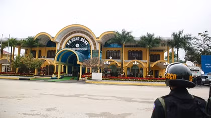 An ninh được thắt chặt tại nhà ga Đồng Đăng, Lạng Sơn