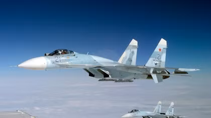 Tiêm kích Su-27 Nga mất tích trên Biển Đen 