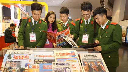 Báo chí lực lượng CAND chứng minh sức hút tại Hội báo Toàn quốc 2019