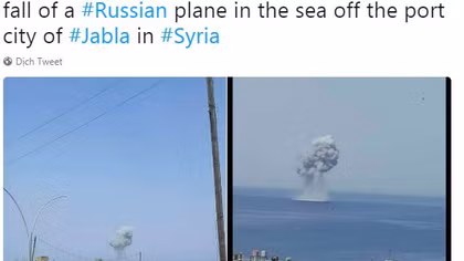 Su-30SM Nga rơi ở Syria, 2 phi công thiệt mạng