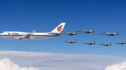 Đường di chuyển "kì lạ" của chuyên cơ hộ tống ông Kim Jong-un đến Singapore