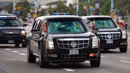 Bí mật về dàn xe cực "khủng" đưa Tổng thống Trump tới gặp ông Kim Jong-un