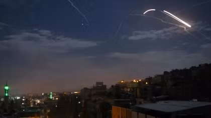 Thủ đô Syria rung bần bật vì tên lửa nghi của Israel