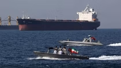 Iran tuyên bố bắt tàu dầu nước ngoài cùng 12 thuỷ thủ ở vùng Vịnh