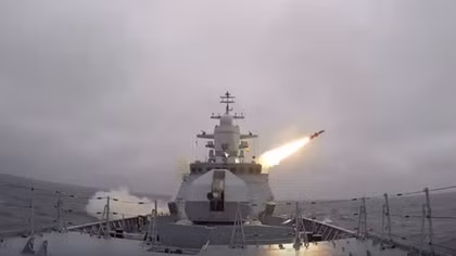 Tên lửa Nga đánh chìm tàu hàng trên biển Baltic