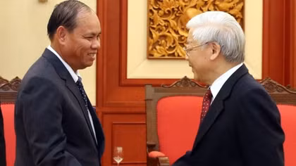 Tổng Bí thư, Chủ tịch nước tiếp đoàn đại biểu cấp cao Bộ An ninh Lào