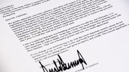 Toàn văn bức "tâm thư" gửi đến lãnh đạo Kim Jong-un của Tổng thống Trump