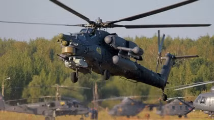Trực thăng Mi-28 Nga rơi trong chuyến bay đêm, hai người thiệt mạng