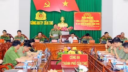 Cụm thi đua số 1 - Bộ Công an Tổng kết phong trào thi đua Vì ANTQ