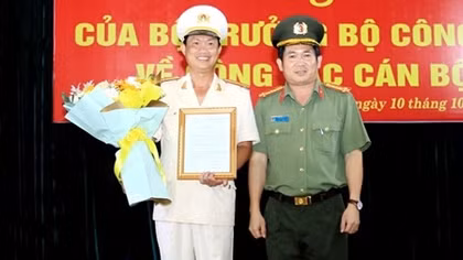 Công an tỉnh An Giang có tân Phó Giám đốc