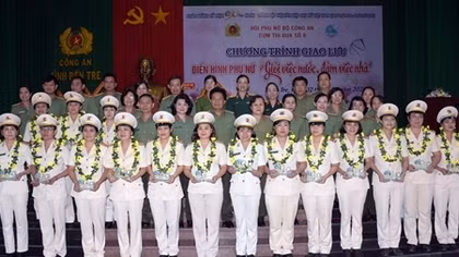 Công an Bến Tre Kỷ niệm 90 năm thành lập Hội Liên hiệp Phụ nữ Việt Nam
