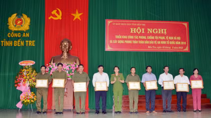 Công an Bến Tre tăng cường công tác phòng chống tội phạm 