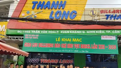 Ấm áp nghĩa tình tại Giải Bida Báo chí khu vực ĐBSCL năm 2020