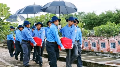 Tổ chức cải táng hài cốt liệt sĩ qua các thời kỳ chiến tranh