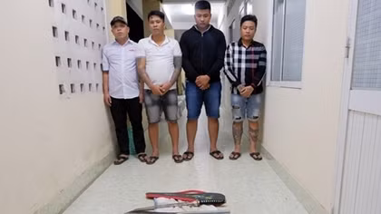 Ngăn chặn nhóm đối tượng mang hung khí giải quyết mâu thuẫn