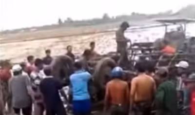 Nam thanh niên tử vong thương tâm trong lúc tập lái máy cày