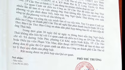 Truy tìm người liên quan đến đơn tố giác