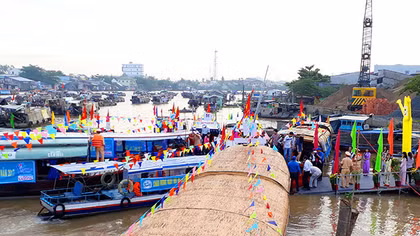 Hấp dẫn “Ngày hội du lịch Văn hóa Chợ nổi Cái Răng”