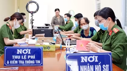 Công an TP Cần Thơ đến từng địa phương đối với các trường hợp chưa làm CCCD
