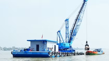 Mỏ cát có giá khởi điểm 7,2 tỷ đồng nhưng doanh nghiệp trúng thầu 2.811 tỷ đồng